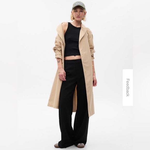 High Rise Wide-Leg Trousers GAP - Picture 2 of 5